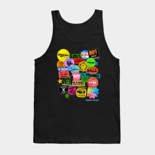 THE ULTIMATE VHS STICKER SHIRT! Tank Top